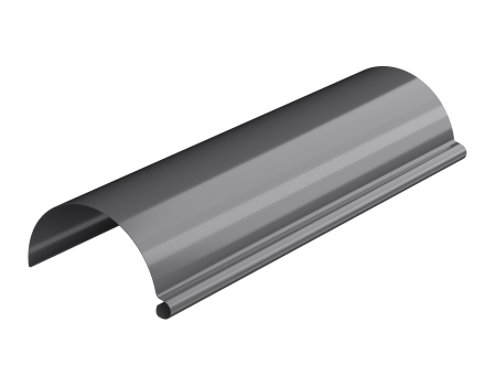 ТН МВС 125/90 мм, водосточный желоб металлический (3 м), - 1